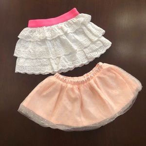 Bundle of 2 skirts for little girl
